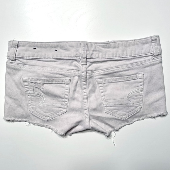 American Eagle Outfitters Pants - American Eagle | White Denim Stretch Short Shorts